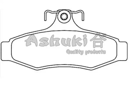 Комплект тормозных колодок J011-02 ASHUKI