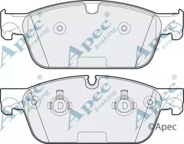 Комплект тормозных колодок PAD1928 APEC braking