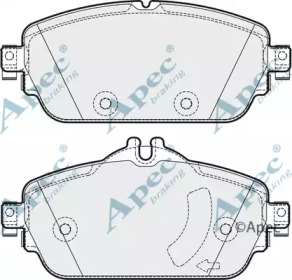 Комплект тормозных колодок PAD2025 APEC braking