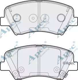 Комплект тормозных колодок PAD2086 APEC braking