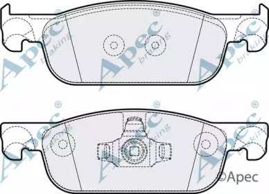 Комплект тормозных колодок PAD2127 APEC braking