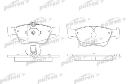 Комплект тормозных колодок PBP1049 PATRON