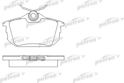 Комплект тормозных колодок PBP1095 PATRON