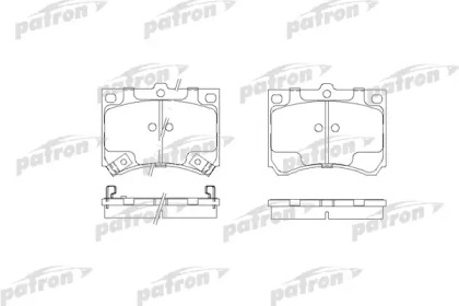 Комплект тормозных колодок PBP714 PATRON
