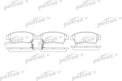 Комплект тормозных колодок PBP867 PATRON