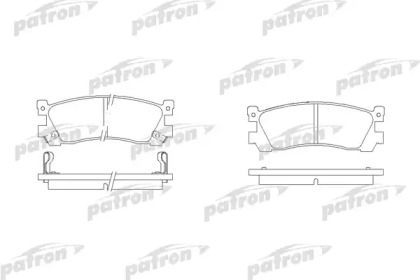 Комплект тормозных колодок PBP903 PATRON