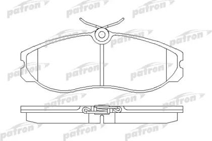 Комплект тормозных колодок PBP909 PATRON