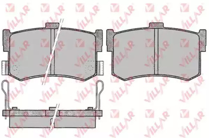 Комплект тормозных колодок 626.0079 VILLAR