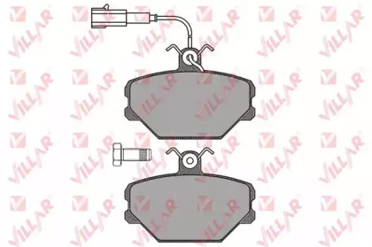 Комплект тормозных колодок 626.0102 VILLAR