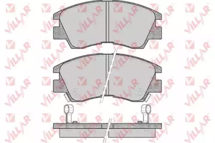 Комплект тормозных колодок 626.0315 VILLAR