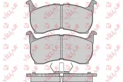 Комплект тормозных колодок 626.0368 VILLAR