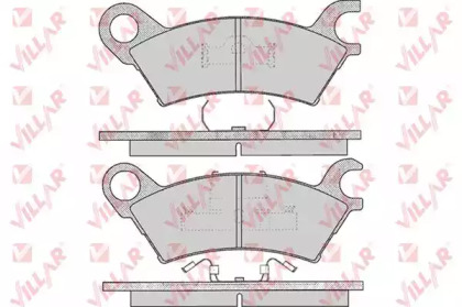 Комплект тормозных колодок 626.0370 VILLAR