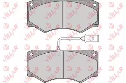 Комплект тормозных колодок 626.0499 VILLAR