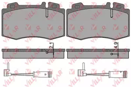 Комплект тормозных колодок 626.0849A VILLAR