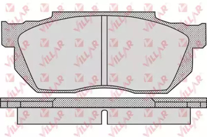 Комплект тормозных колодок 626.0919 VILLAR