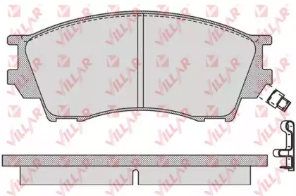 Комплект тормозных колодок 626.1019 VILLAR