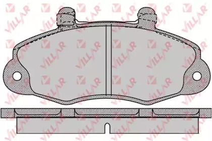 Комплект тормозных колодок 626.1059 VILLAR