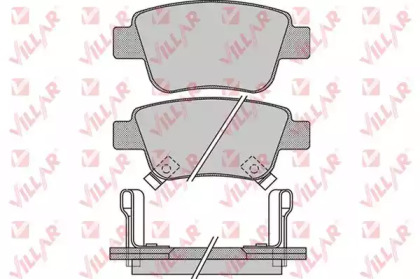 Комплект тормозных колодок 626.1113 VILLAR