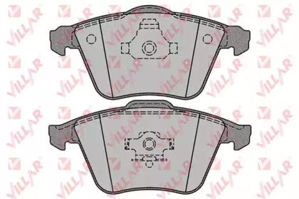 Комплект тормозных колодок 626.1277 VILLAR