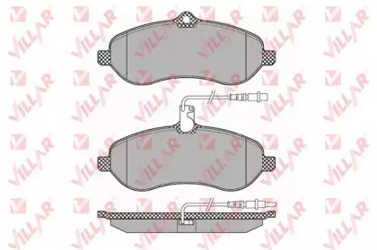 Комплект тормозных колодок 626.1348 VILLAR