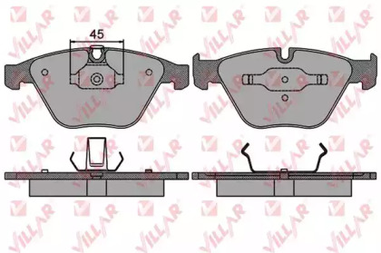 Комплект тормозных колодок 626.1510 VILLAR