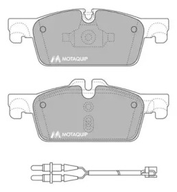 Комплект тормозных колодок LVXL1681 MOTAQUIP