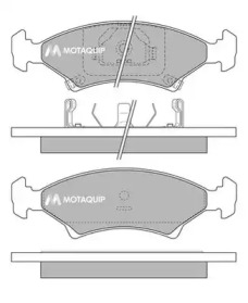 Комплект тормозных колодок LVXL178 MOTAQUIP