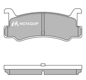 Комплект тормозных колодок LVXL384 MOTAQUIP