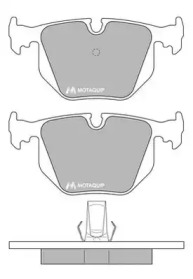 Комплект тормозных колодок LVXL501 MOTAQUIP