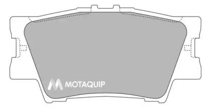 Комплект тормозных колодок LVXL1307 MOTAQUIP