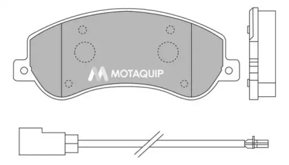 Комплект тормозных колодок LVXL1318 MOTAQUIP