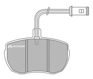 Комплект тормозных колодок LVXL547 MOTAQUIP