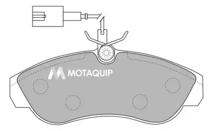 Комплект тормозных колодок LVXL1090 MOTAQUIP