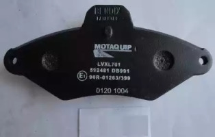 Комплект тормозных колодок LVXL701 MOTAQUIP