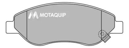 Комплект тормозных колодок LVXL1451 MOTAQUIP