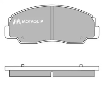 Комплект тормозных колодок LVXL147 MOTAQUIP