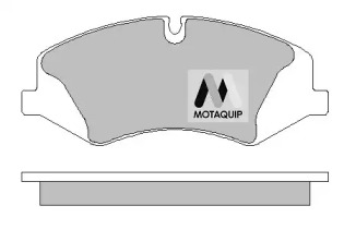 Комплект тормозных колодок LVXL1645 MOTAQUIP