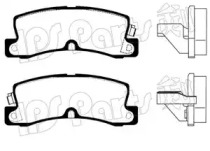 Комплект тормозных колодок IBR-1205 IPS Parts