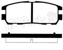 Комплект тормозных колодок IBR-1903 IPS Parts