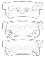 Комплект тормозных колодок IBR-1S00 IPS Parts