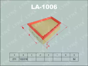 Фильтр LA-1006 LYNXauto