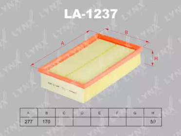 Фильтр LA-1237 LYNXauto