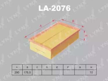 Фильтр LA-2076 LYNXauto