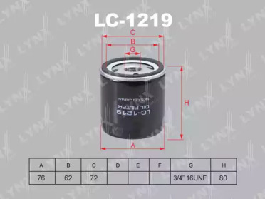 Фильтр LC-1219 LYNXauto