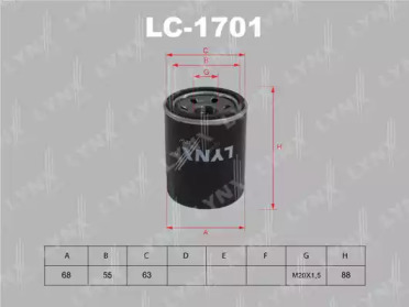 Фильтр LC-1701 LYNXauto