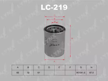 Фильтр LC-219 LYNXauto
