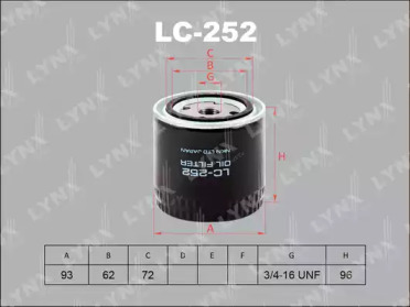Фильтр LC-252 LYNXauto