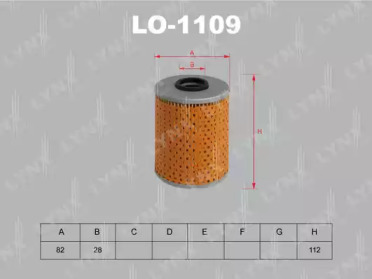Фильтр LO-1109 LYNXauto
