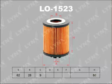 Фильтр LO-1523 LYNXauto