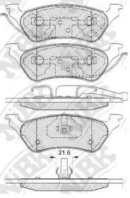 Комплект тормозных колодок PN0309 NiBK